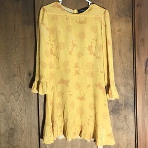 Realisation Par Mary Jane sunflower silk dress